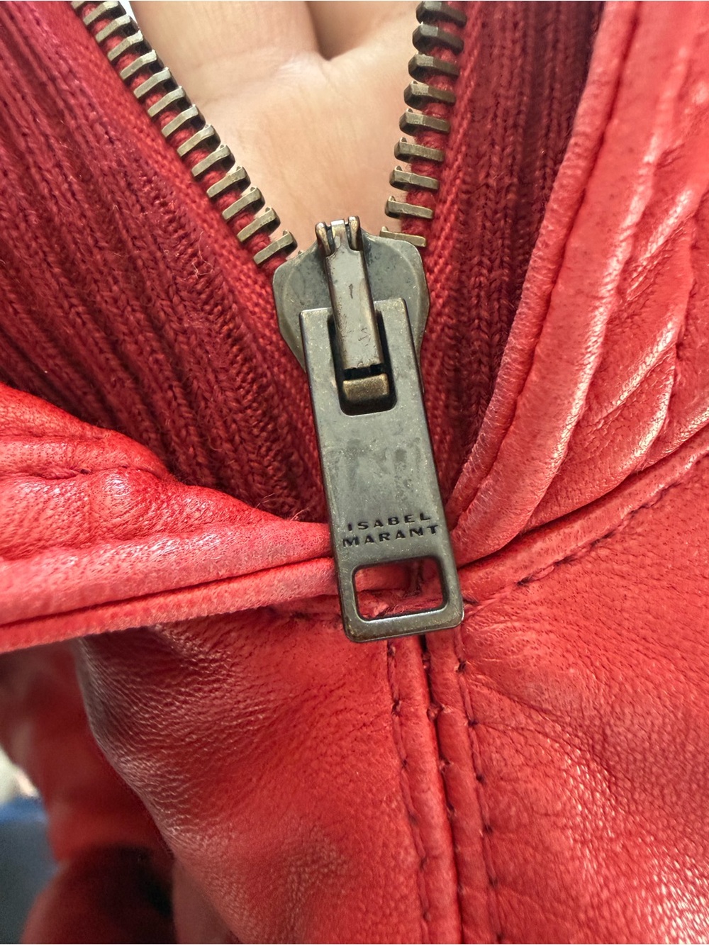 Isabel Marant Isabel Red Dorry Jacket - Picture 9 of 9